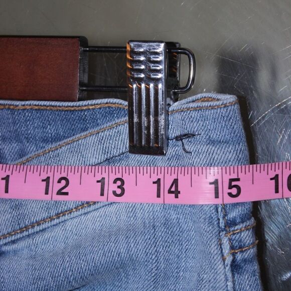 Current Elliott The Fling Ripped Patchwork Slim Boyfriend Jeans Women Size 26 - Picture 9 of 12